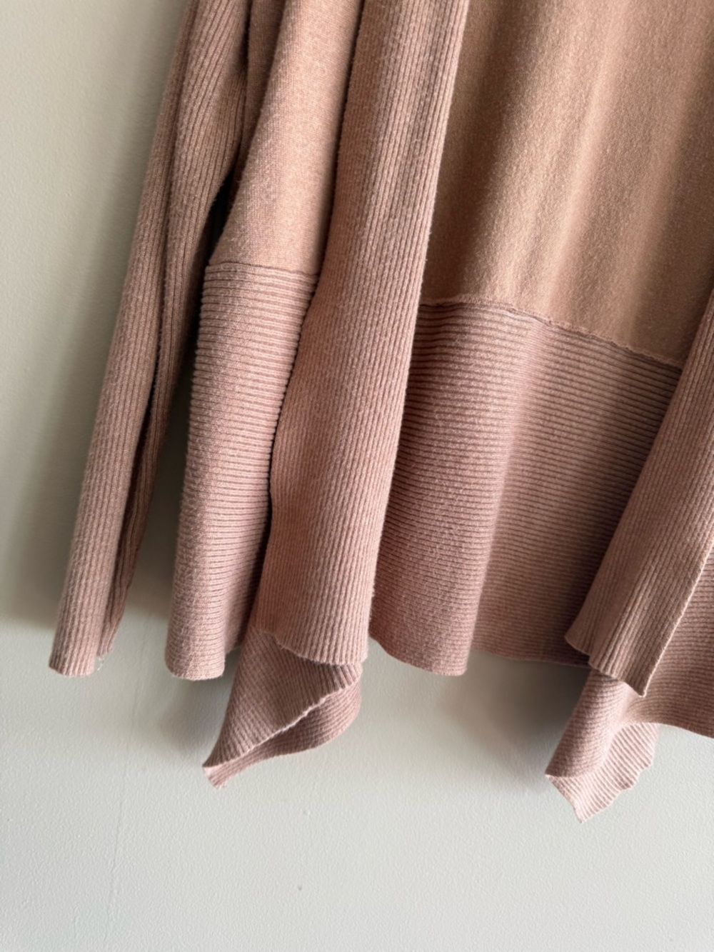 Christopher & Banks Open-Front Cardigan in Dark Tan - Picture 3 of 8